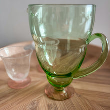 Load image into Gallery viewer, Green Pink Jug
