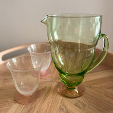 Load image into Gallery viewer, Green Pink Jug
