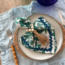 Load image into Gallery viewer, Pale Blue Frill Placemats
