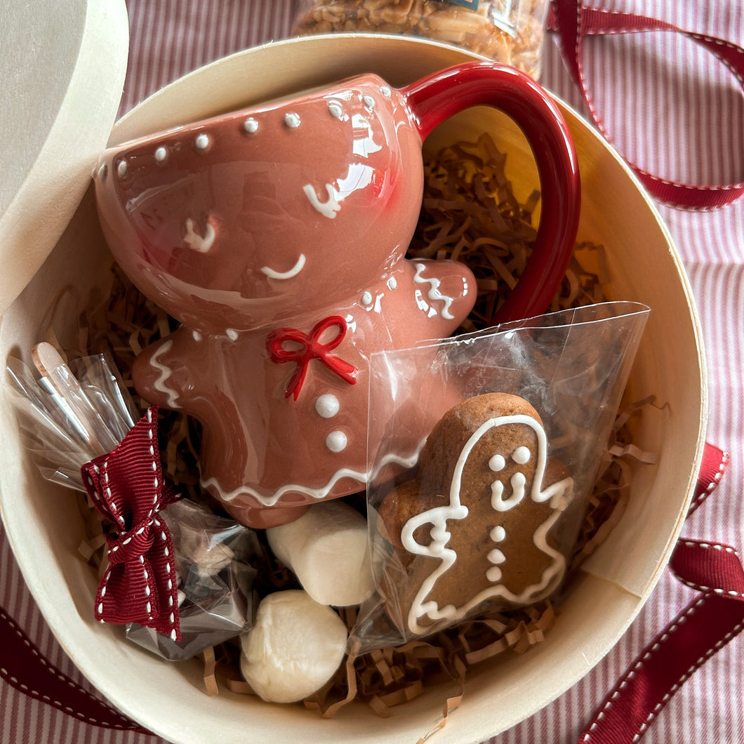 Gingerbread Man Hot Chocolate Box